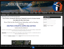 Tablet Screenshot of martialartsofwestchester.com